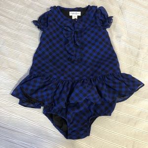 Ralph Lauren Plaid Ruffle 2pc Set NWOT